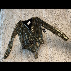 Metallic bodysuit